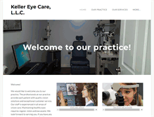 Tablet Screenshot of kellereyecare.org